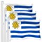 Uruguay Uruguayan Flag 3x5 Ft 3-Pack 150D Printed Polyester By G128